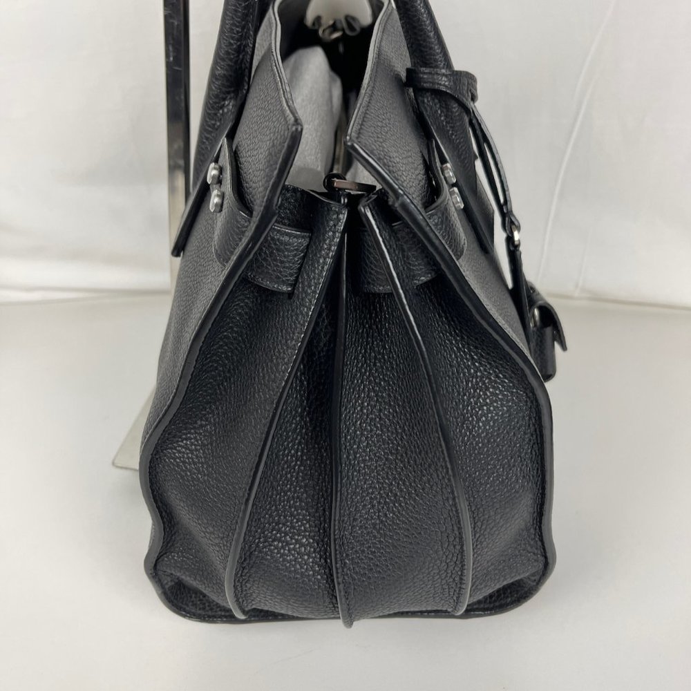 Saint Laurent Black Grain Leather Tote - Picture 5 of 12